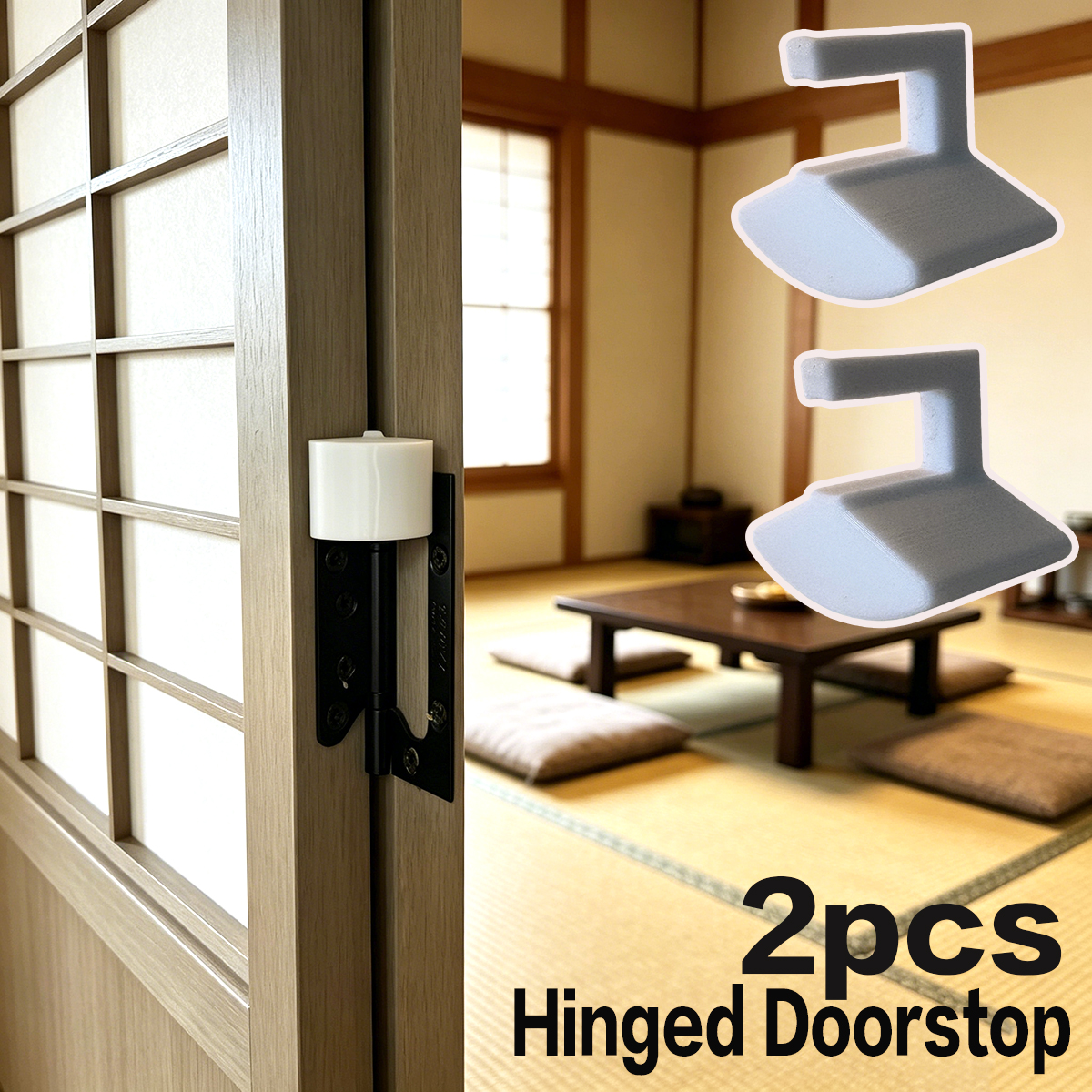 Home Improvement Stores - 2-Pack Door Stoppers, Anti-Collision Door Limiters,