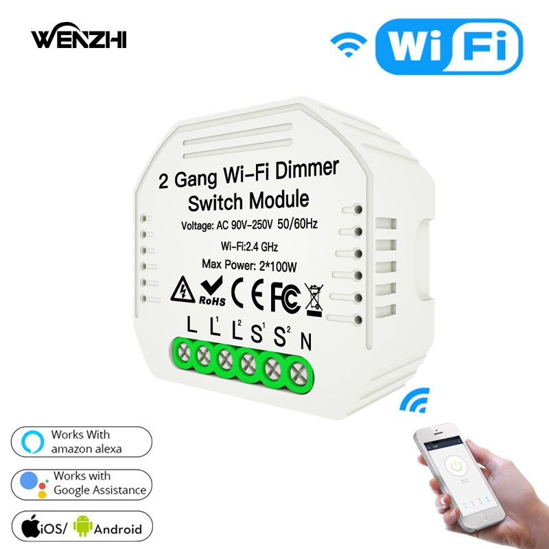 2Gang Wifi Dimmer Light Switch - Home Improvement And Diy 리뷰 및 가격