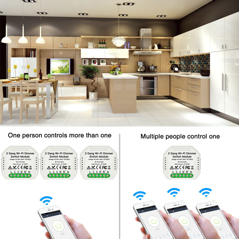 2Gang Wifi Dimmer Light Switch - Home Improvement And Diy 리뷰 및 가격