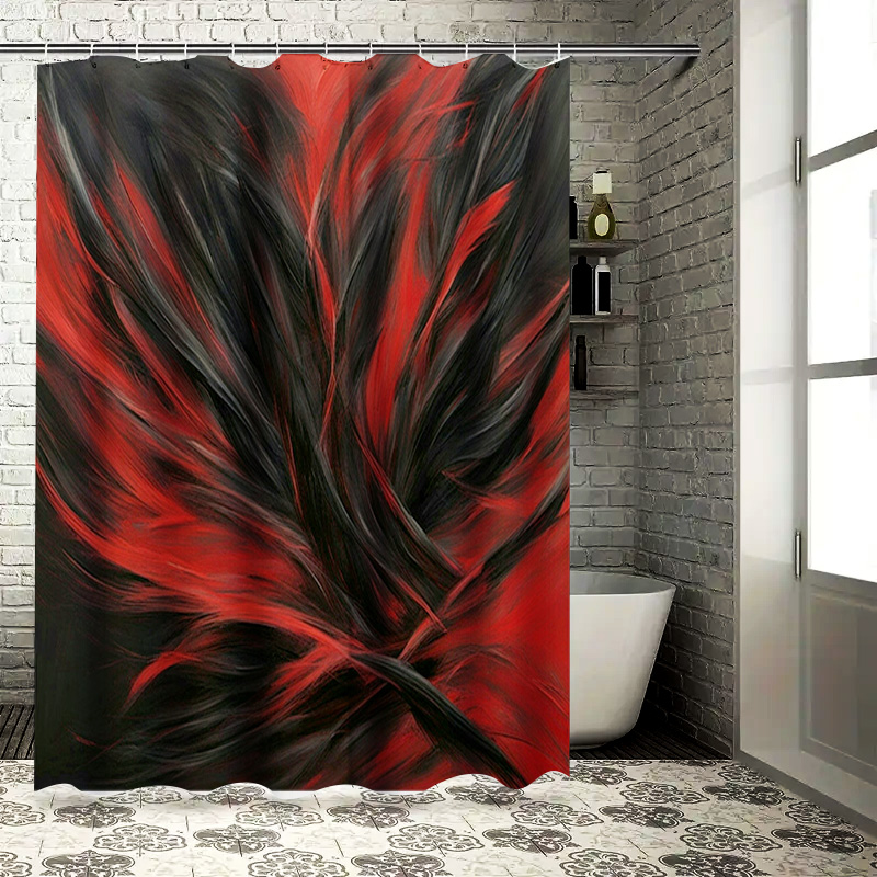 Red and Black Abstract Print S - Home Improvement Ideas 리뷰 및 가격