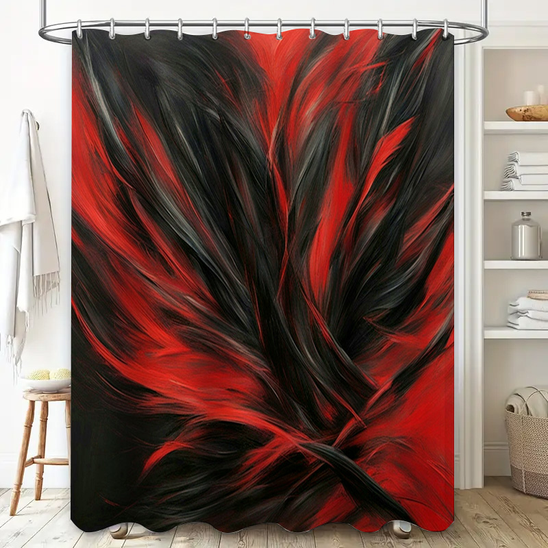Red and Black Abstract Print S - Home Improvement Ideas 리뷰 및 가격