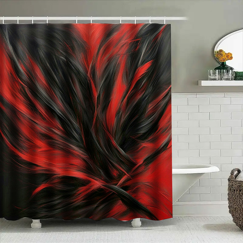Red and Black Abstract Print S - Home Improvement Ideas 리뷰 및 가격