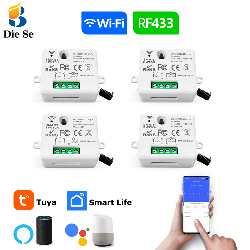 Tuya WiFi Smart Light Switch 4 - Home Improvement Ideas 리뷰 및 가격