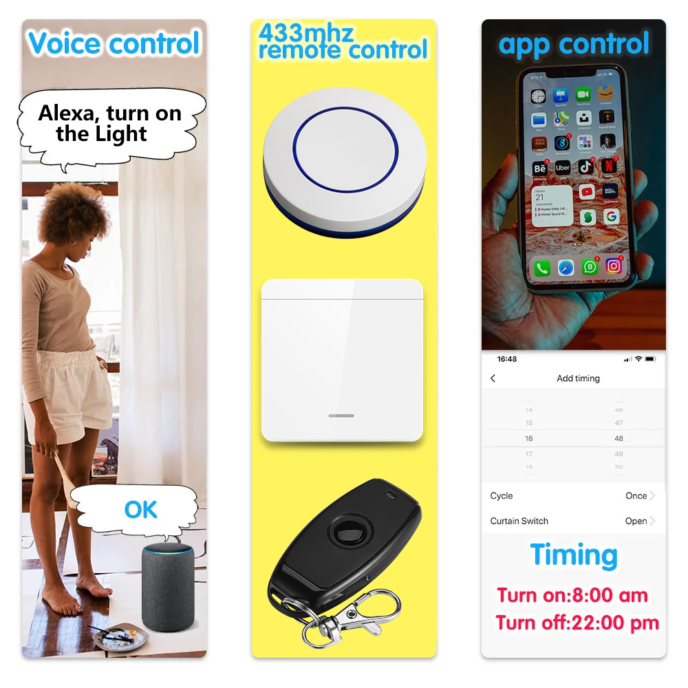 Tuya WiFi Smart Light Switch 4 - Home Improvement Ideas 리뷰 및 가격