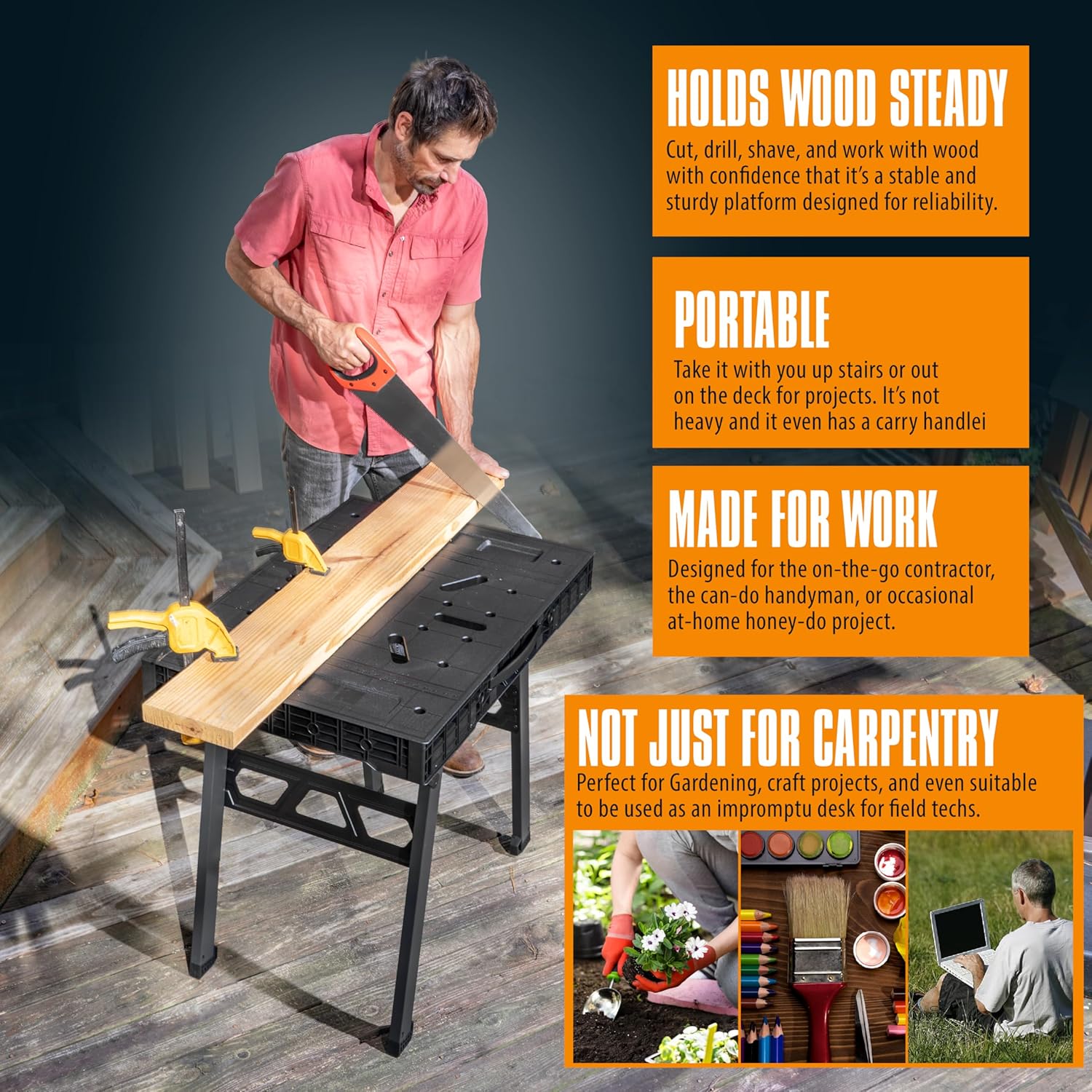 Folding Workbench with 1650 Lb - Home Improvement And Diy 리뷰 및 가격