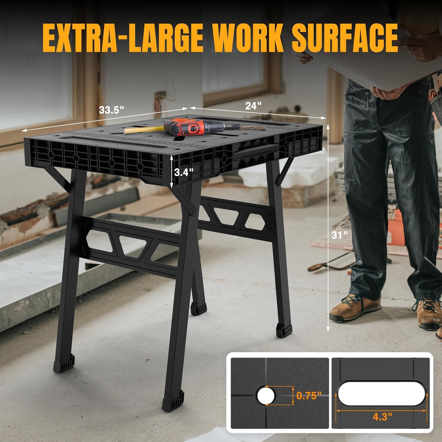 Folding Workbench with 1650 Lb - Home Improvement And Diy 리뷰 및 가격