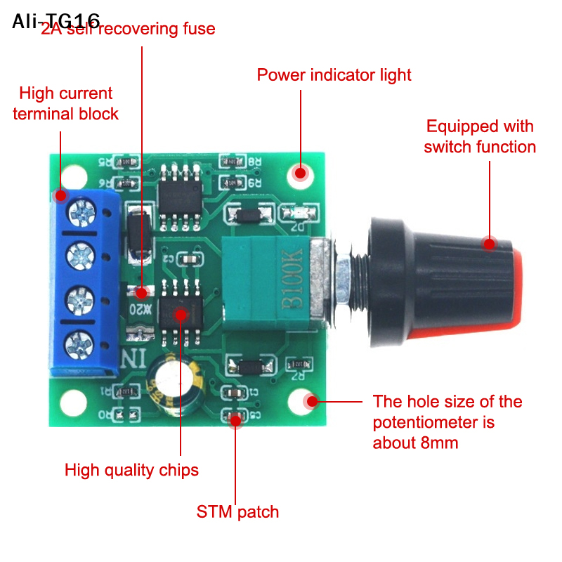 【MA8】1Pcs Adjustable Speed DC  - Home Improvements 리뷰 및 가격