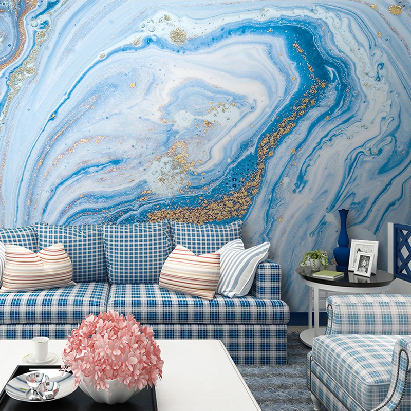 Custom Large Murals Blue Marbl - Home Improvement Ideas 리뷰 및 가격