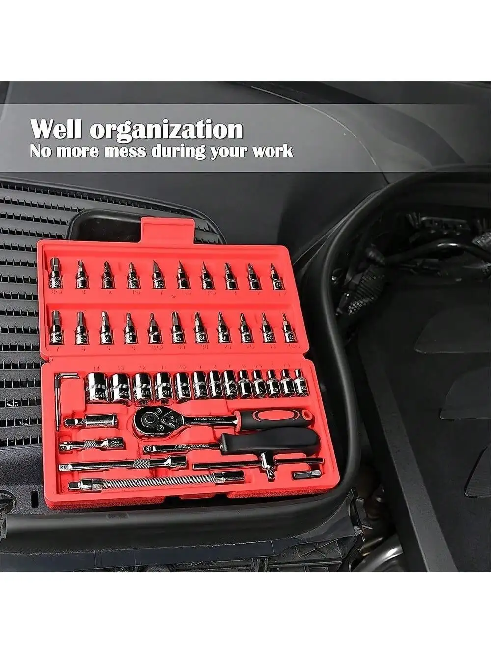 46 Piece 1/4 Inch Drive Socket - Home Improvements 리뷰 및 가격