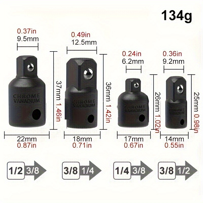 7pcs Impact Extension & Socket - Home Improvements 리뷰 및 가격