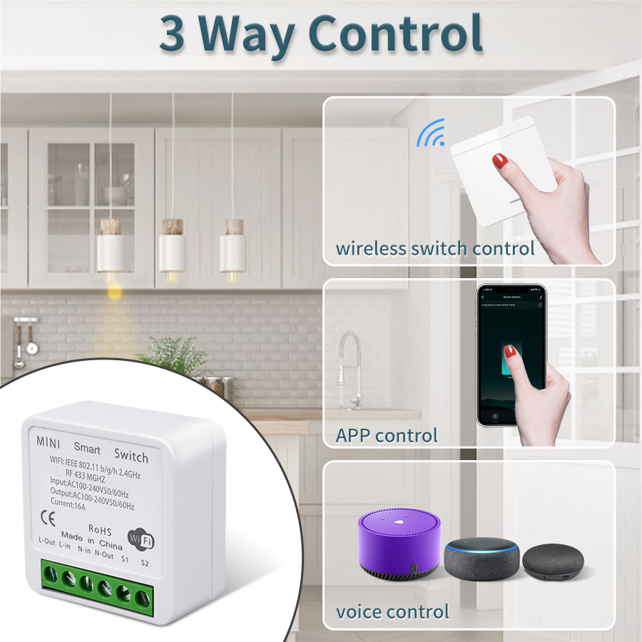 16A Tuya WiFi DIY Smart Switch - Home Improvement And Diy 리뷰 및 가격