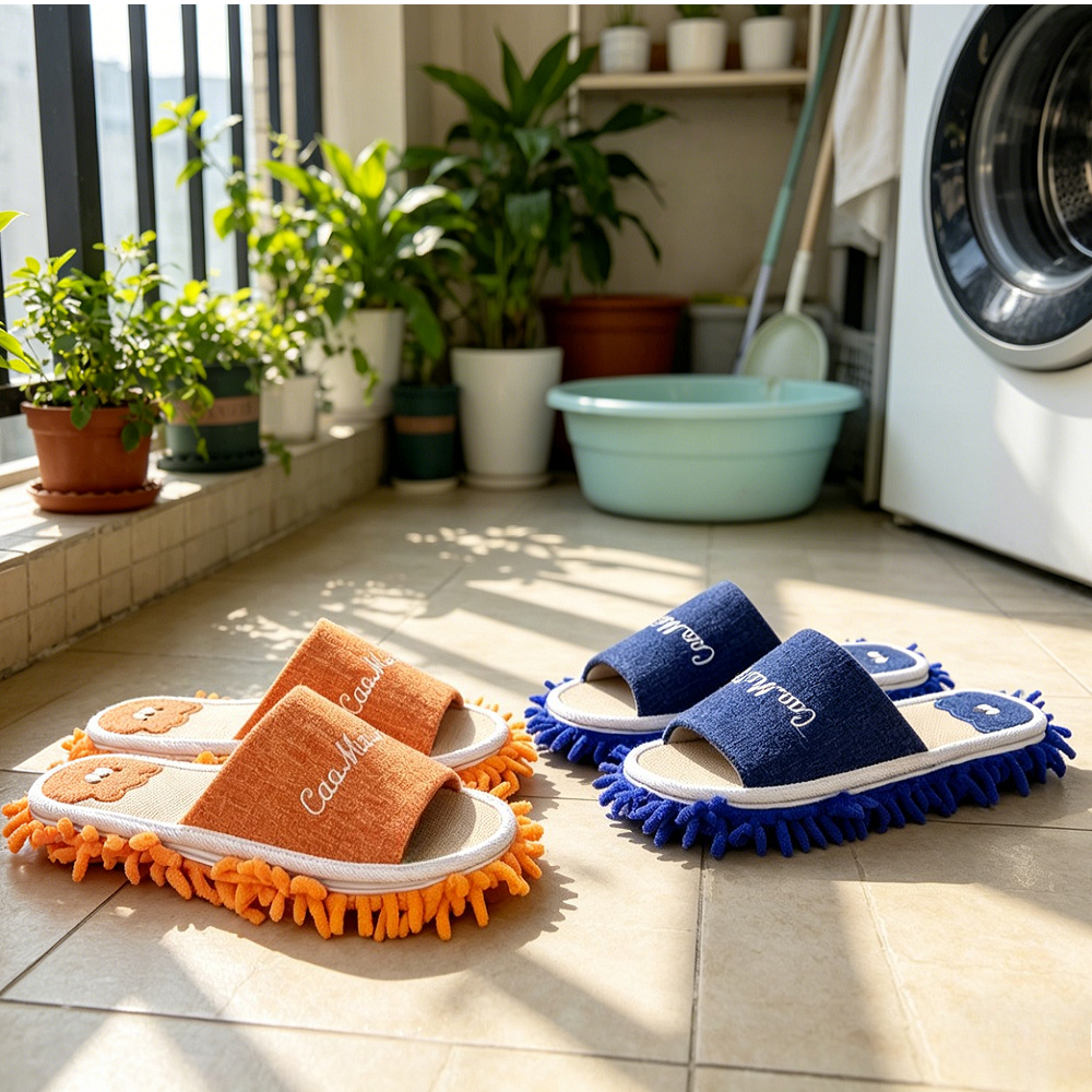 1 Pair Microfiber Cleaning Mop - Home Improvements 리뷰 및 가격