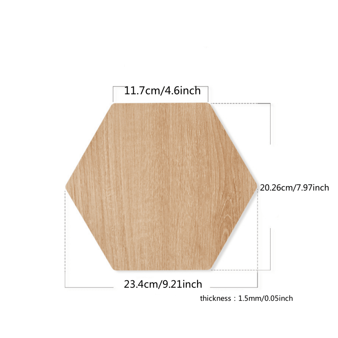 6PCS Hexagon Wall Decals, Self - Home Improvement Ideas 리뷰 및 가격